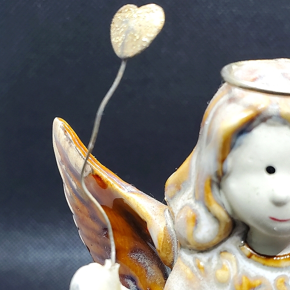Vintage Ornamental Tealight Angel - Picture 6 of 12